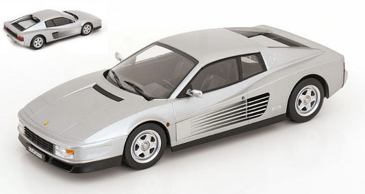 FERRARI TESTAROSSA 1986 SILVER-GREYMETALLIC 1:18 - KK Scale - KKDC180515