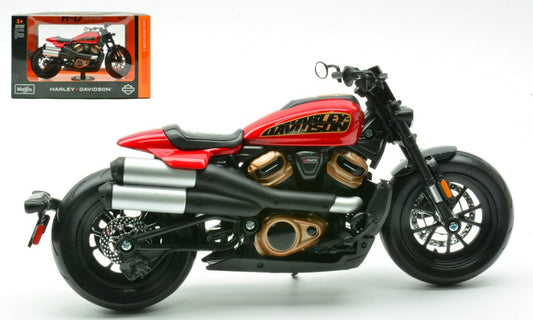 HARLEY DAVIDSON SPORTSER S 2024 RED METALLIC 1:12 - Maisto - MI32346