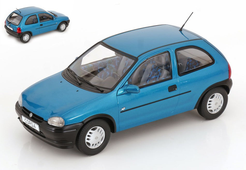 OPEL CORSA B 1993 TURQUOISE 1:18 - ModelCarGroup - MCG18514