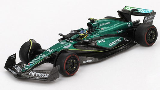 ASTON MARTIN AMR24 #14
FERNANDO ALONSO BAHRAIN GP 2024 1:64 - Mini GT - MGT00999