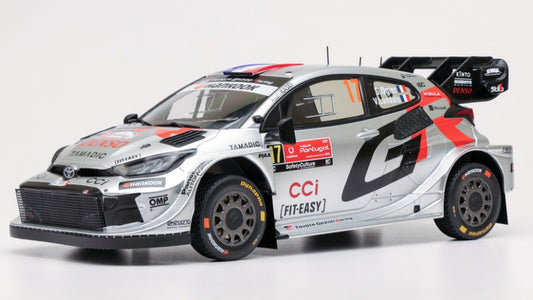 TOYOTA GR YARIS N.17 RALLY PORTUGAL 2025 S.OGIER-V.LANDAIS 1:18 - Ixo Model - 18RMC250A