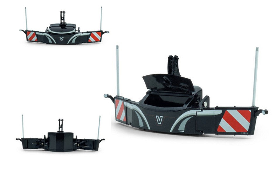 PARAURTI DI SICUREZZA TRACTOR BUMPER SAFETYWEIGHT VALTRA VERSION 1:32 - Universal Hobbies - UH6896