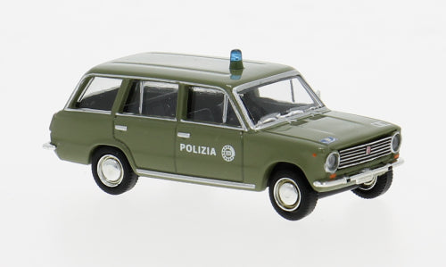 FIAT 124 FAMILIARE 1966 POLIZIA 1:87 - Brekina - BRE22428