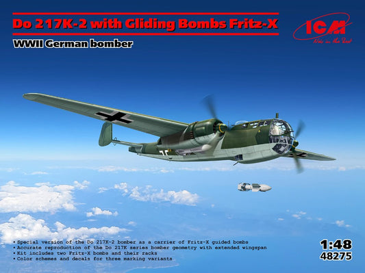 Do 217K-2 WWII German Bomber KIT 1:48 - ICM - ICM48275