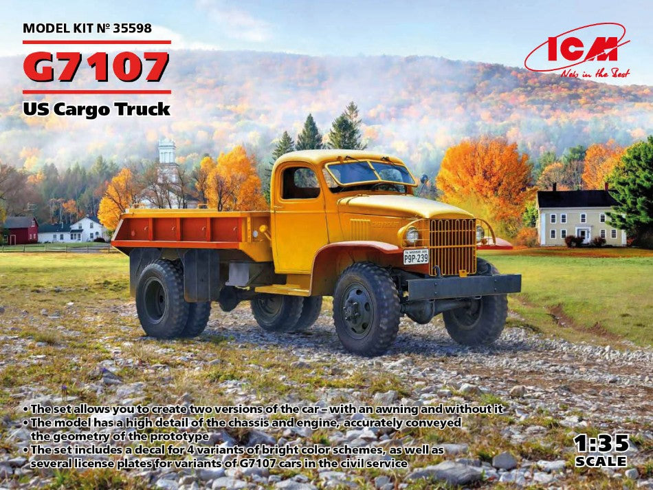 G7107 US CARGO TRUCK KIT 1:35 - ICM - ICM35598