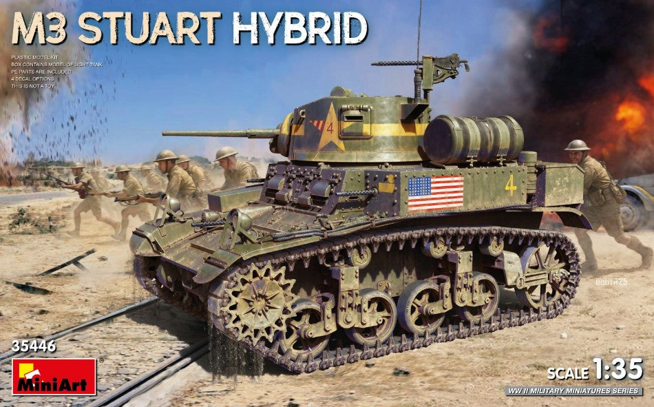 M3 STUART EARLY PROD.KIT 1:35 - Miniart - MIN35446