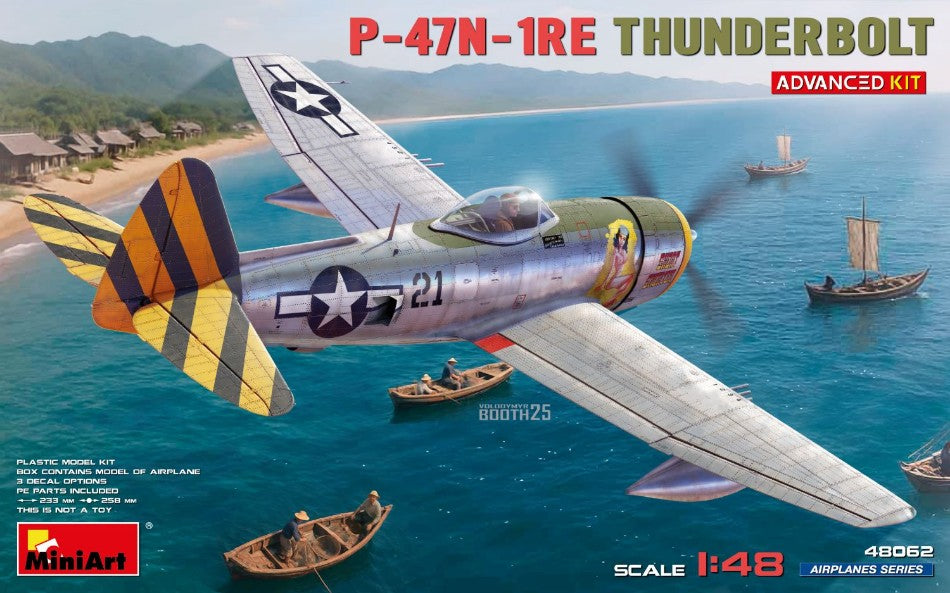 P-47N-1RE THUNDERBOLT ADVANCED KIT 1:48 - Miniart - MIN48062