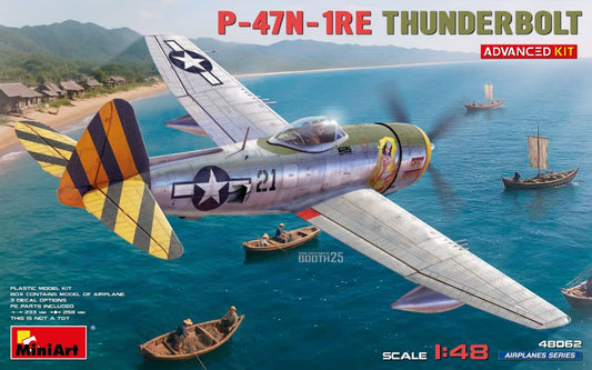 P-47N-1RE THUNDERBOLT ADVANCED KIT 1:48 - Miniart - MIN48062