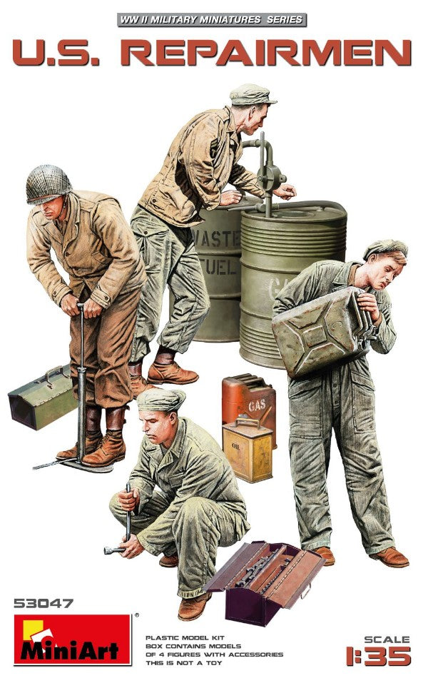 U.S. REPAIRMEN KIT 1:35 - Miniart - MIN53047