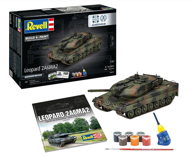 LEOPARD 2 A6A2 "70 YEARS BUNDESWEHR" KIT 1:35 - Revell - RV05631