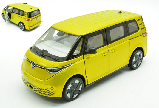 VW ID BUZZ METALLIC YELLOW-GOLD 1:24 - Welly - WE24119MY