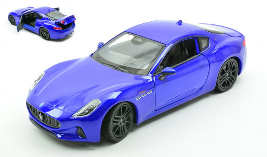 MASERATI GRAN TURISMO F METALLIC BLUE 1:24 - Welly - WE24125MB