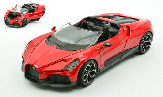 BUGATTI W16 MISTRAL RED 1:24 - Welly - WE24127R