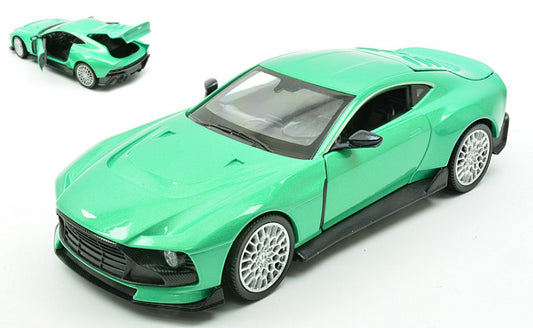ASTON MARTIN VALOUR METALLIC LIGHT GREEN 1:24 - Welly - WE24130MLGR