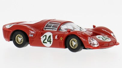 FERRARI 330P3 SPIDER N.24 DAYTONA 1967 M.PARKES-L.SCARFIOTTI 1:87 - Brekina - BRE22904