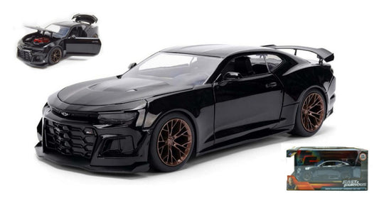 CHEVROLET CAMARO 2024 FAST & FURIOUS BLACK 1:24 - Jada Toys - JADA36475