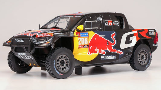 TOYOTA GR DKR HILUX EVO T1U N.206 RALLY DAKAR 2024 MORAES-MONLEON 1:18 - Ixo Model - 18RMC238A