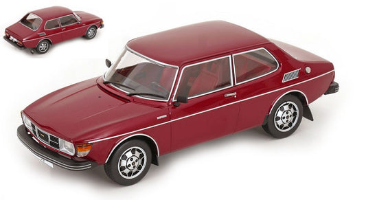 SAAB 99 EMS 1977 DARK RED 1:18 - ModelCarGroup - MCG18441