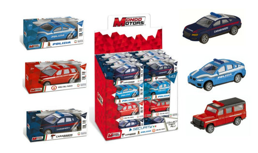 AUTO SECURITY PLAST. ASS.1:43 Pz.24 - Mondo Motors - MM53309