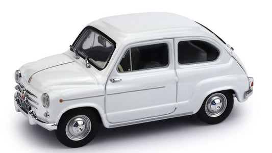 FIAT 600 D BERLINA 1960 BIANCO 1:43 - Brumm - BM0316-12