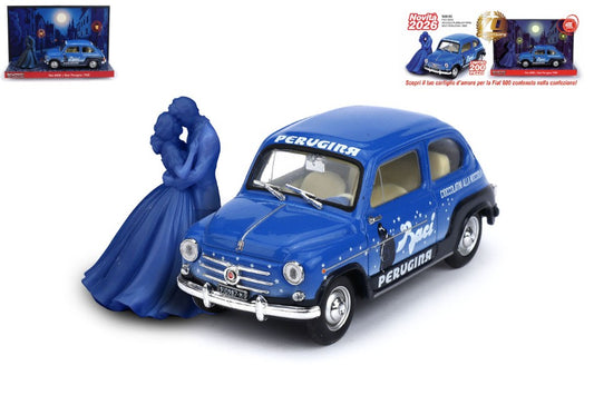 FIAT 600 D BERLINA 1960 BACI PERUGINA ED.LIM.PCS 200 1:43 - Brumm - BMS2603