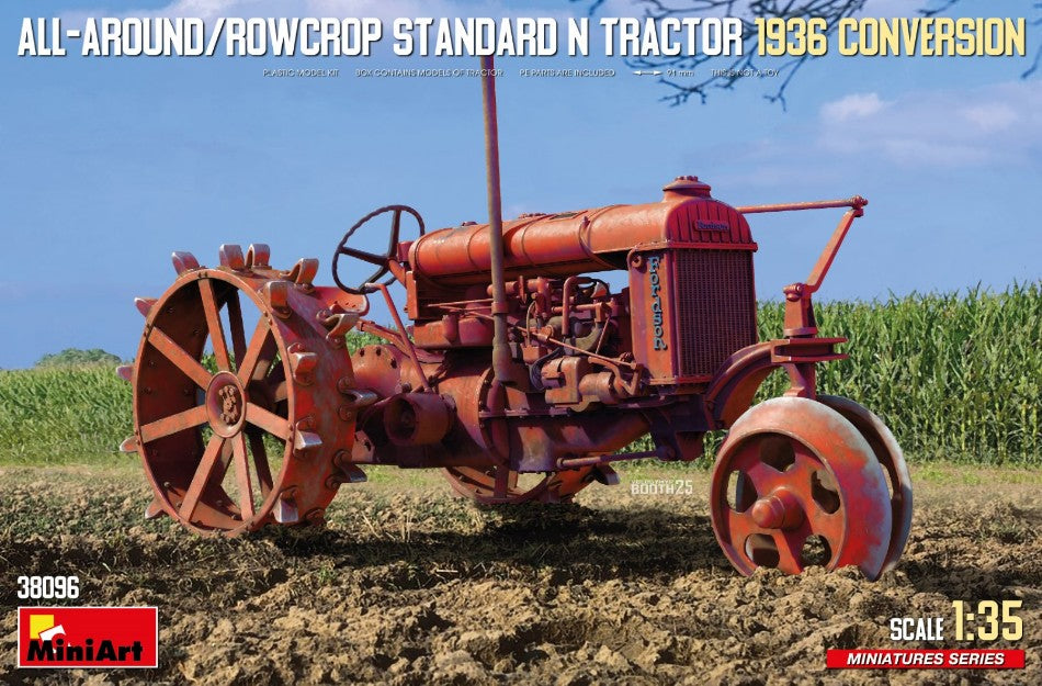 ALL-AROUND ROWCROP STANDARD N TRACTOR 1936 CONVERSION KIT 1:35 - Miniart - MIN38096