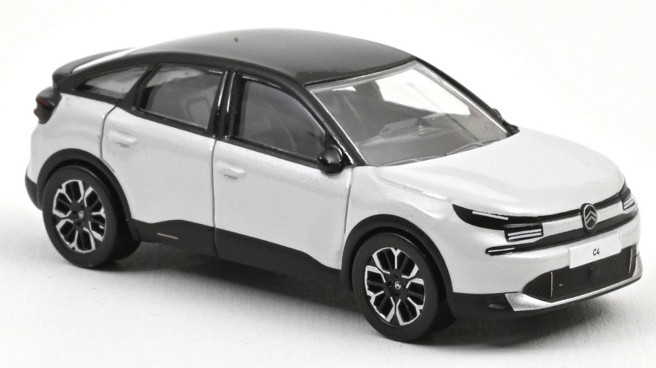 CITROEN C4 2025 OKENITE MET.WHITE AND BLACK 1:64 - Norev - NV310987