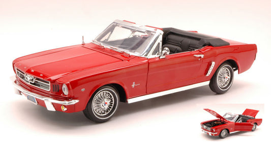 FORD MUSTANG OPEN 1964 RED 1:18 - MotorMax - MTM73145R