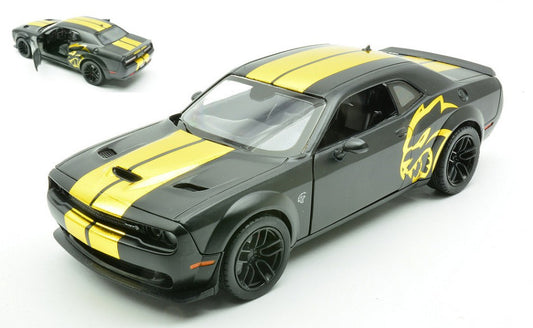 DODGE CHALLENGER SRT HELLCAT WIDEBODY BLACK 1:24 - MotorMax - MTM79201