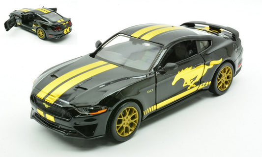 FORD MUSTANG GT 2018 BLACK 1:24 - MotorMax - MTM79204