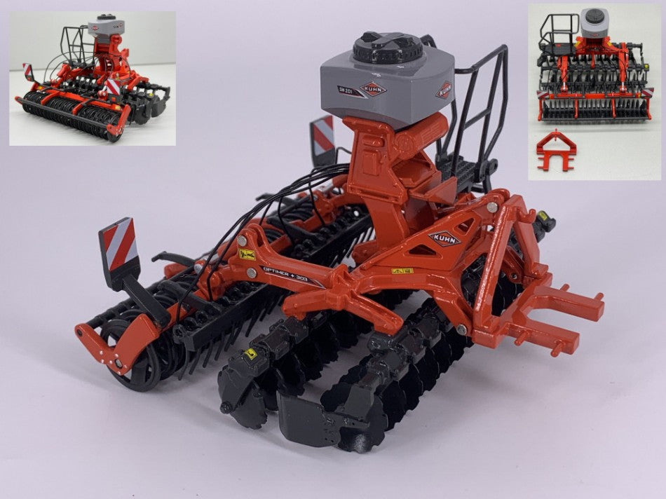 ERPICE A DISCHI ROTANTI KUHN OPTIMER 303 1:32 - Replicagri - REPLI414