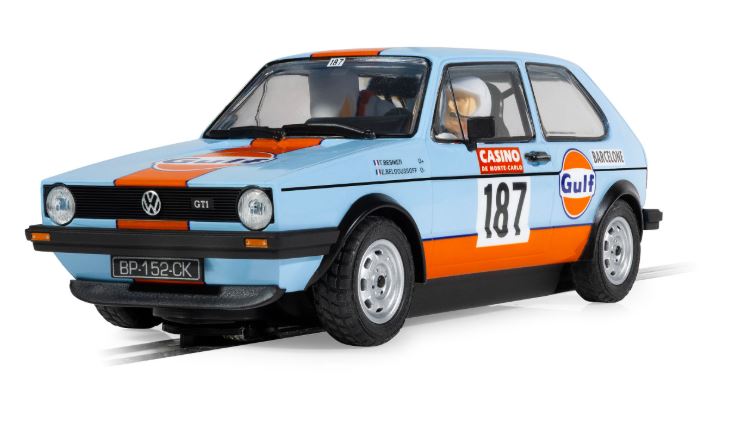 VW GOLF GTI GULF EDITION SLOT 1:32 - Scalextric - C4609