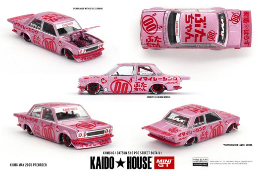 DATSUN 510 PRO STREET BUTA V1
1969 1:64 - Mini GT - KHMG161