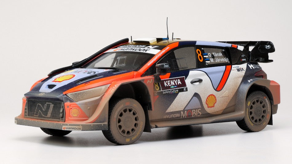 HYUNDAI i20 N N.8 RALLY1 SAFARI KENYA 2025 TANAK-JARVEOJA 1:18 - Ixo Model - 18RMC247A