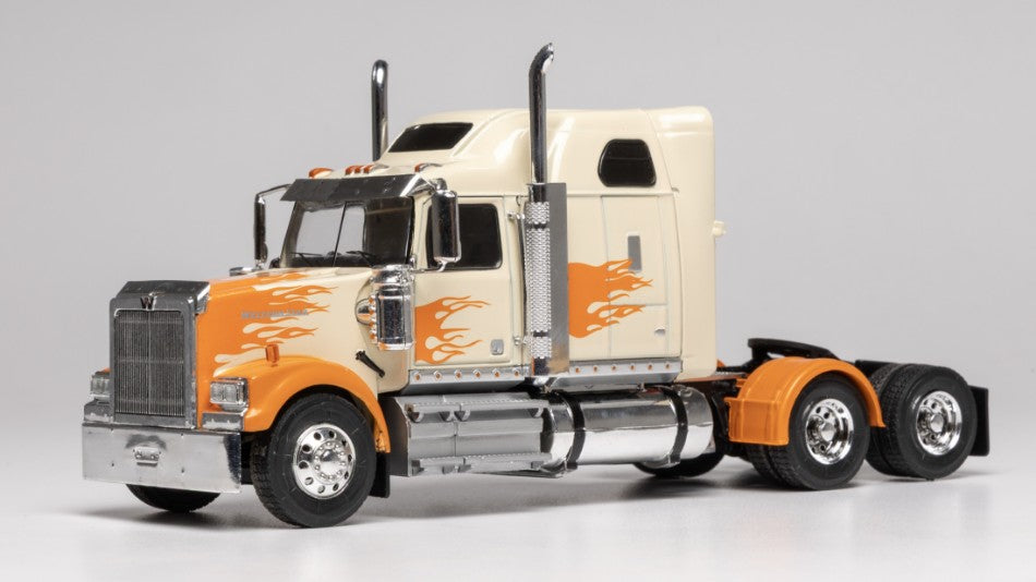 WESTERN STAR 4900 2000 BEIGE/ORANGE 1:43 - Ixo Model - TR238