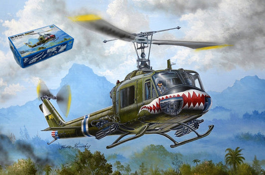 ELICOTTERO UH-1B HUEY GUNSHIP KIT 1:35 - Trumpeter - TP05112