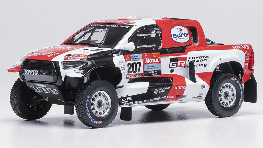 TOYOTA GR DKR HILUX EVO T1+ N.207 RALLY DAKAR 2022 VILLIERS-MURPHY 1:43 - Ixo Model - RAM987A