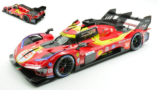 FERRARI 499P N.50 LE MANS 2025 FUOCO-NIELSEN-MOLINA 1:18 - Burago - BU16306