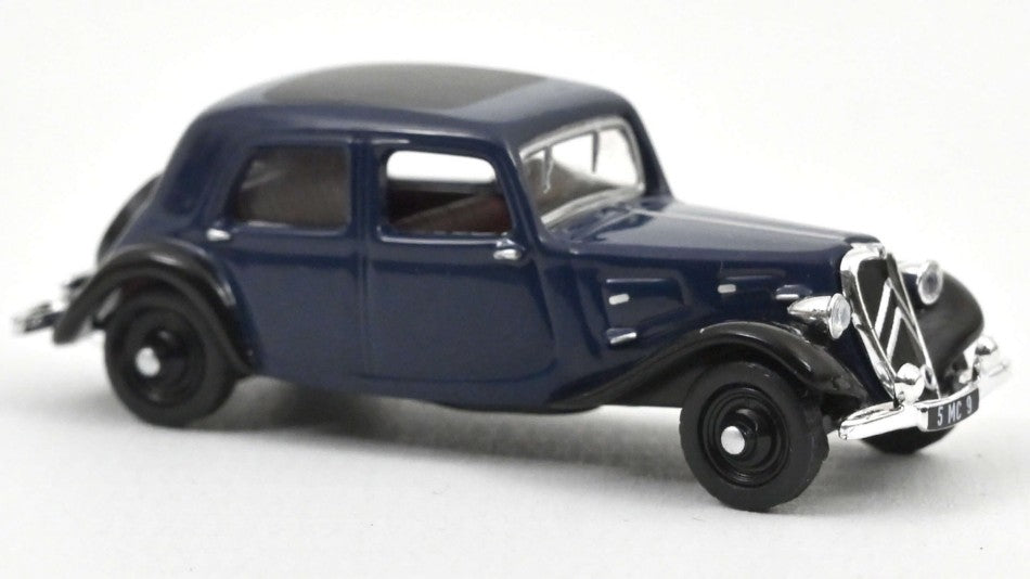 CITROEN TRACTION 7A 1934 BLUE & BLACK 1:87 - Norev - NV153028