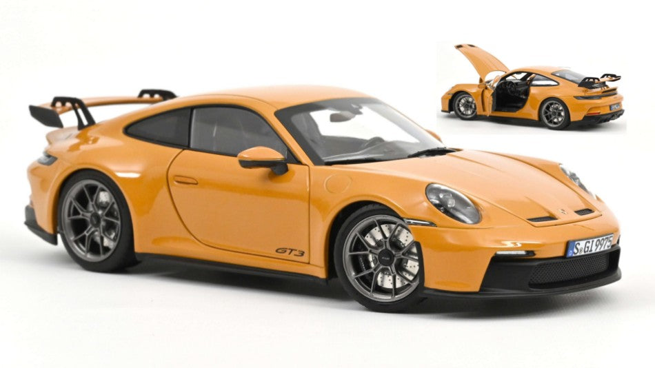 PORSCHE 911 GT3 2021 YELLOW 1:18 - Norev - NV187387