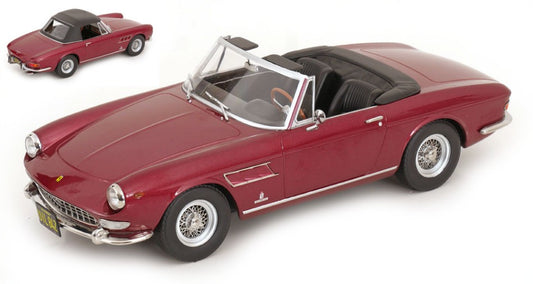 FERRARI 275 GTS PININFARINA SPYDER 1964 Steve Mc Queen REDMETALLIC 1:18 - KK Scale - KKDC180249