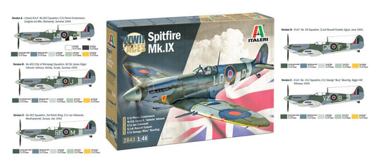 SPITFIRE Mk.IX Aces KIT 1:48 - Italeri - IT2843