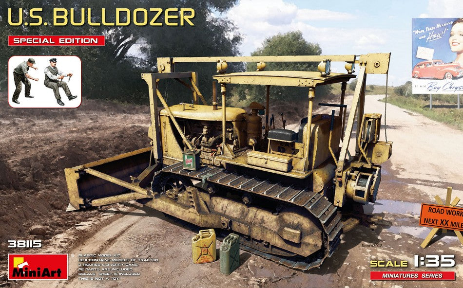 U.S. BULLDOZER SPECIAL EDITION KIT 1:35 - Miniart - MIN38115