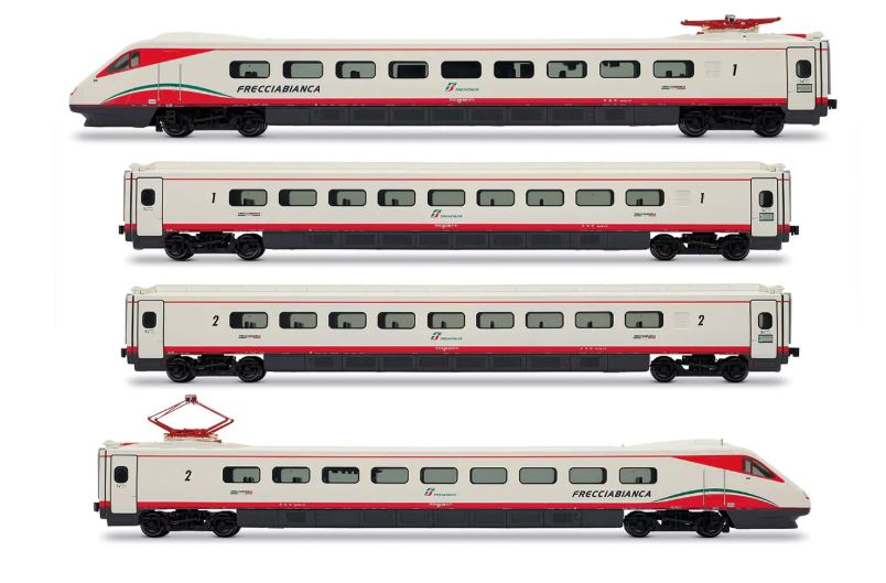 FS ETR 460 FRECCIABIANCA 4-UNIT BASE SET EP.VI 1:87 - Rivarossi - HR2962