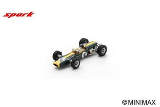 LOTUS 48 N°10 2ème GP F2 Reims 1967 Graham Hill 1:43 - Spark - F2024