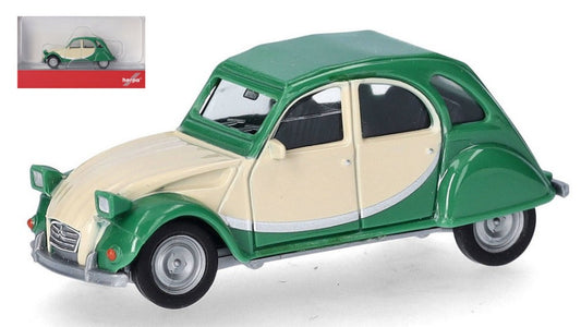 CITROEN 2 CV CHARLESTON VERDE/BEIGE 1:87 - Herpa - HE020817-007