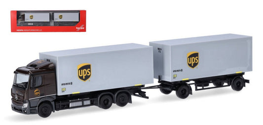 MERCEDES ACTROS ARTICOLATO "UPS" 1:87 - Herpa - HE317832