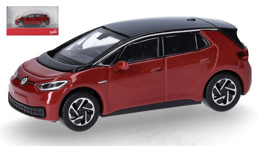 VW ID 3 RE ROSSO MET. 1:87 - Herpa - HE431101