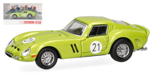 FERRARI 250 GTO "21" VERDE 1:87 - Herpa - HE87MC000059