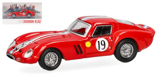FERRARI 250 GTO "19" ROSSO 1:87 - Herpa - HE87MC000062